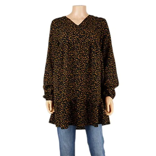 Tunique avec pois marron - taille L - shein - Modalova
