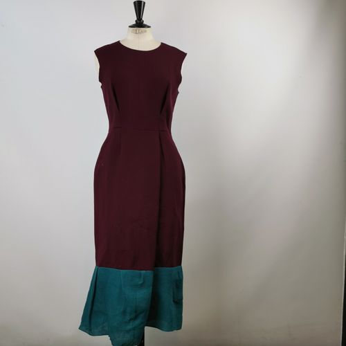 Robe ROKSANDA T10 Bordeau & bleu - roksanda - Modalova