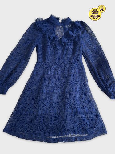 Robe bleu dentelle  - symbiose collection - Modalova