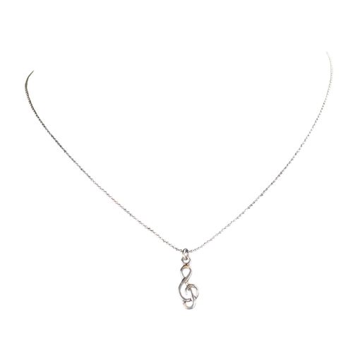 Collier "Clé de Sol" - Argent 925 - Label Emmaus - Modalova