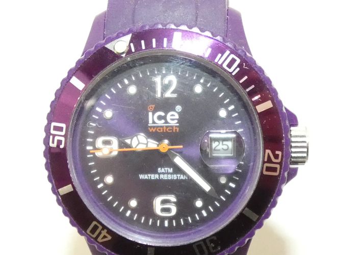 Montre - mauve avec affichage du jour - ice watch - Modalova