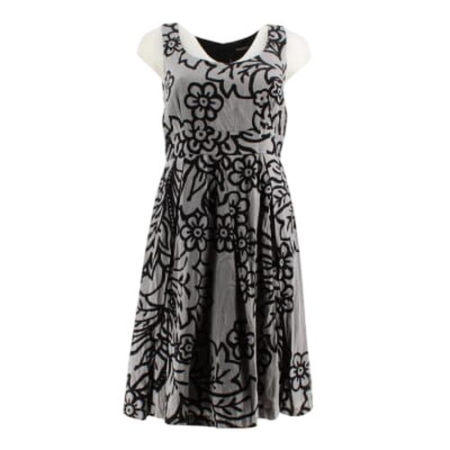 Robe imprime noire - taille 42 - caroll - Modalova