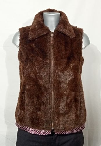 Gilet - M- sans manches en fausse fourrure - bershka - Modalova