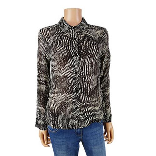 Chemisier beige  rayures noires - Jaqueline Riu - Taille 1 - jaqueline rui - Modalova