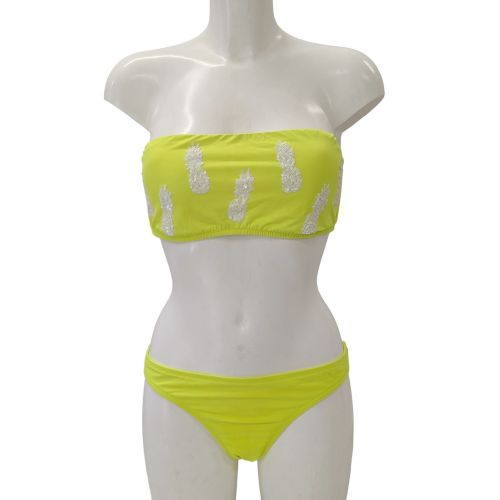 Maillot Bikini 2 pices T L et paillettes brillantes blanches - victoria's secret - Modalova