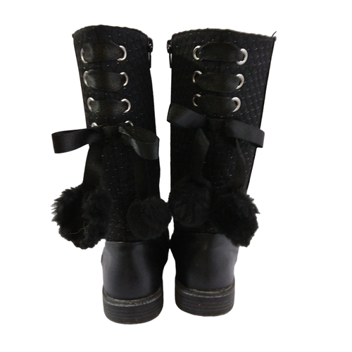 Bottes  lacet en ruban avec pompons, - 35 - lovely skull - Modalova