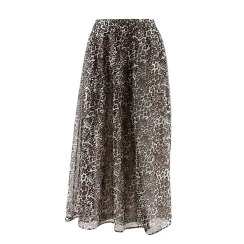 Jupe imprime lopard - Taille 44 - anne weyburn - Modalova
