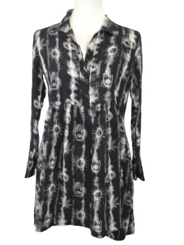Sandro - Robe noire en soie - T1 - sandro - Modalova
