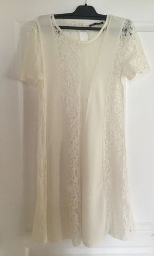 Robe d t en dentelle - zara - Modalova