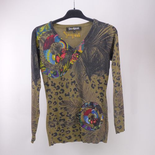 Haut manche longue Desigual taille XS - Label Emmaus - Modalova