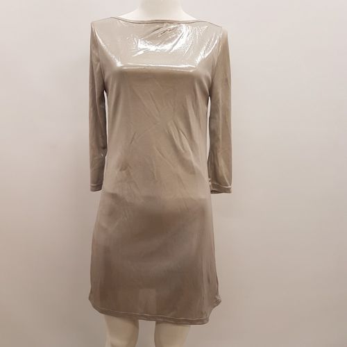 Robe de ftes en lam argent - Taille M - zara - Modalova