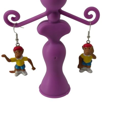 Paire de boucle d'oreilles-singe - Label Emmaus - Modalova
