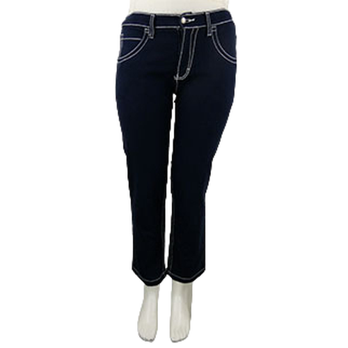 Jeans fonc avec couture blanche - Bon Prix - taille 46 - bon prix collection - Modalova