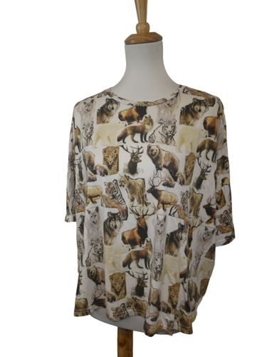 Sister t-shirt manches courtes  motif animaux - Taille L/3/40 - paul & joe - Modalova