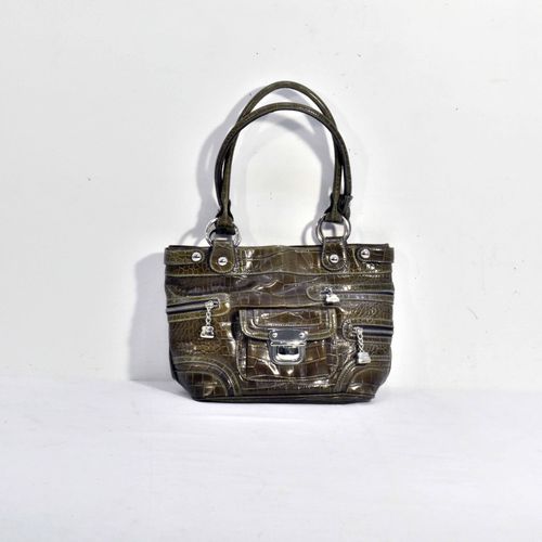 Sac Cabas - Simili Crocodile - Kathy Van Zeeland - Label Emmaus - Modalova