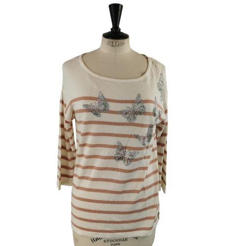 Pull RIU 36  rayure rose ple - riu - Modalova