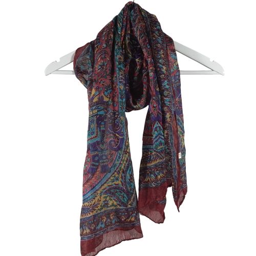 Foulard rectangulaire en soie - Label Emmaus - Modalova