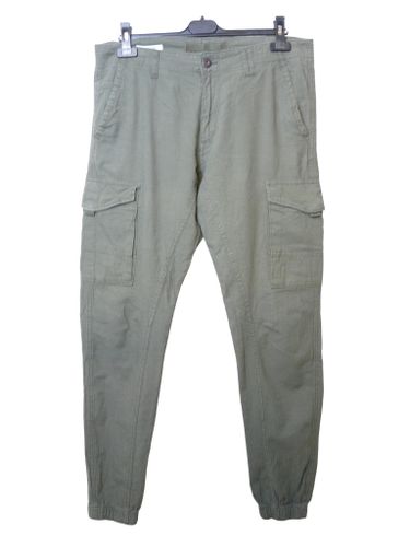 HO178 - Pantalon style cargo en lin - Taille 44 - jack & jones - Modalova