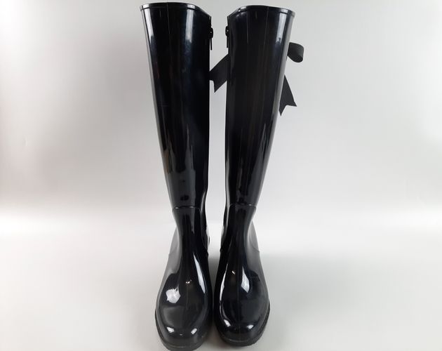 Bottes de pluie Stylis avec Noeux et talons. Taille 35 - Label Emmaus - Modalova