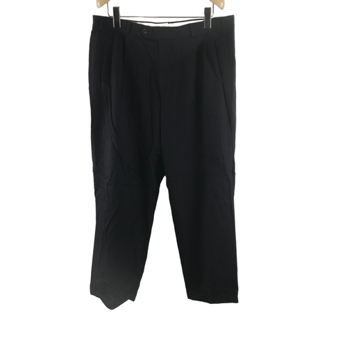Pantalon bleu marine  fines rayures - 44 - dormeuil - Modalova