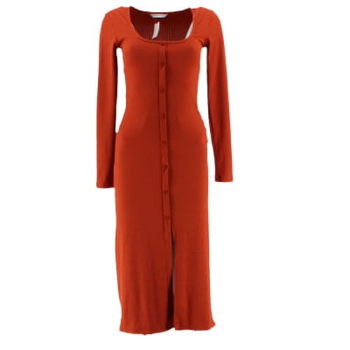 Robe rouille  rayures - Taille S - stradivarius - Modalova