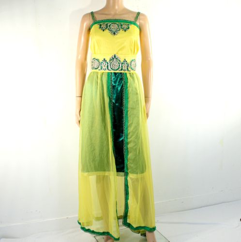 Robe Longue Soire Orientale & Verte Taille Estime XS - non renseigne estimation artisanal - Modalova