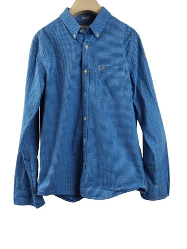 Chemise  petit carreaux blanche - M - hollister - Modalova