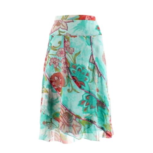 Jupe imprime - Bonheur - taille 42 - bleu bonheur - Modalova