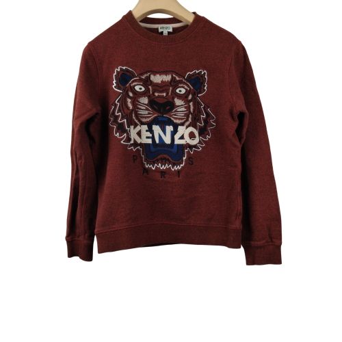 Pull bordeaux  motifs 100% coton - Taille XS - kenzo - Modalova
