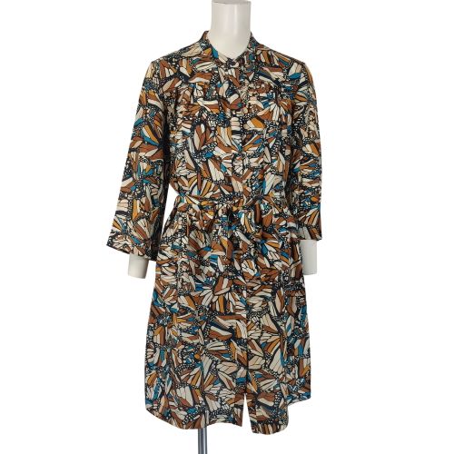 Robe imprimé graphique col goutte taille 40 - Bensimon - Modalova