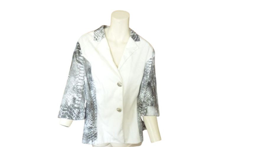 Veste manches mi-longues T48 neuve "" - bleu d'azur - Modalova