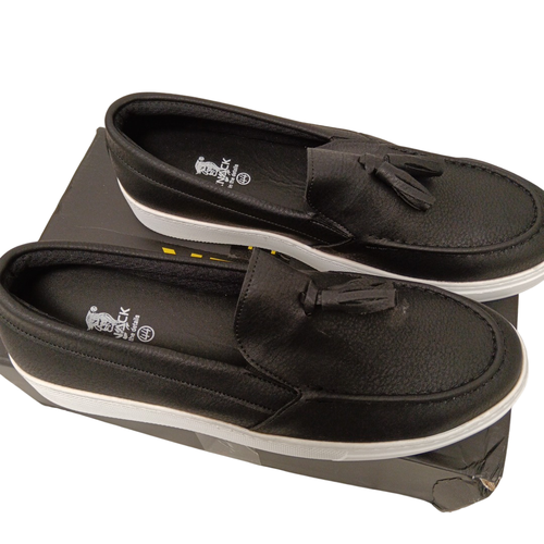 Mocassins noirs Knack - Taille 44 - Label Emmaus - Modalova