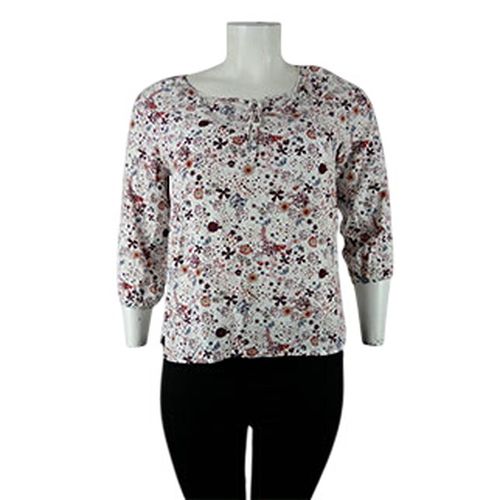 Blouse blanche imprim - Casual - taille 46 - casual by gmo - Modalova