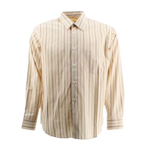 Chemise beige  rayures - Taille S - Label Emmaus - Modalova