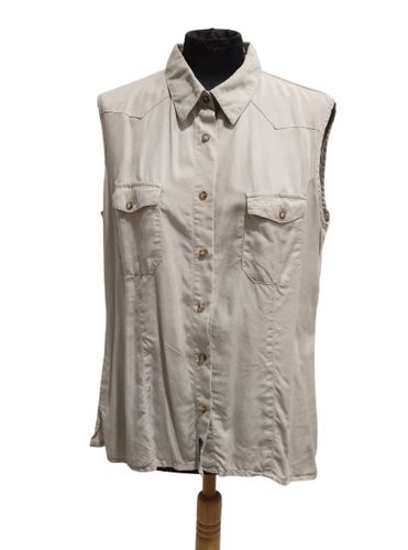 Chemise sans manches beige, - 44 - tbs - Modalova