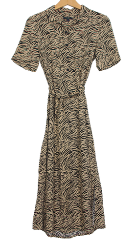 Robe chemisier imprim animal - Eco Conception - Xs - kiabi - Modalova