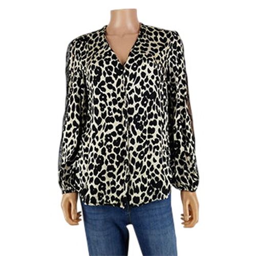 Chemisier beige imprim avec de la dentelle - taille M - kocca - Modalova