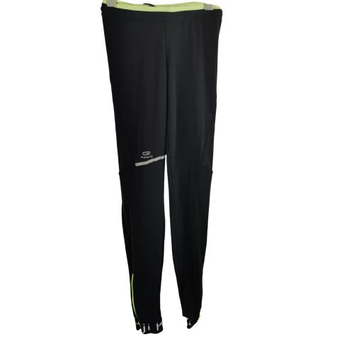 Legging TS (estime) noir & vert fluo - Kalenji - Modalova