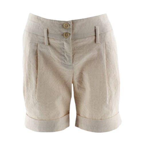 Short écru à rayures - MNG - Taille 38 - Label Emmaus - Modalova