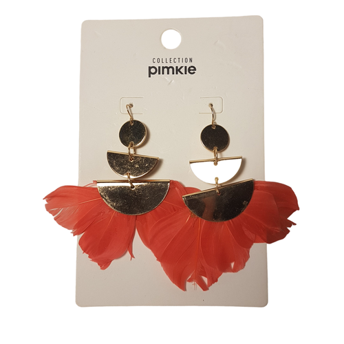 Boucles d'oreilles plumes - Label Emmaus - Modalova