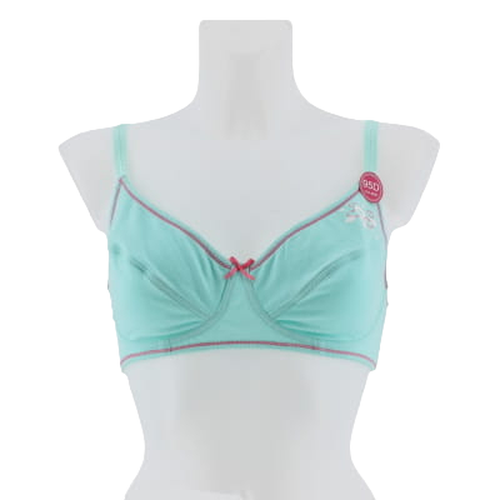 Soutien-gorge maternit turquoise et rose sans armatures - taille 95 D - la halle - Modalova