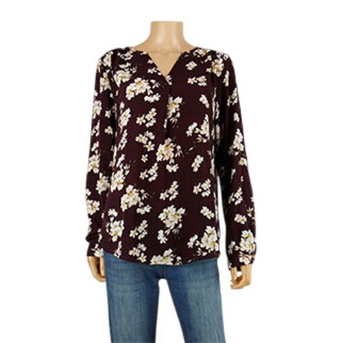 Blouse violette imprime - Taille L - cerise blue - Modalova