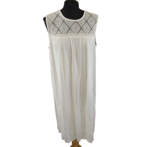 Robe blanche, Garcia Jeans - M - Label Emmaus - Modalova