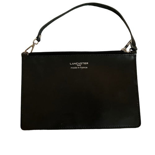 Pochette en cuir Lancaster noir - lancaster paris - Modalova