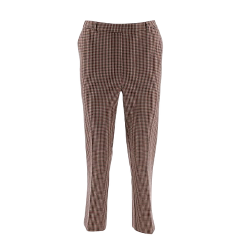 Pantalon cru  carreaux noirs et bordeaux - taille 44 - damart - Modalova