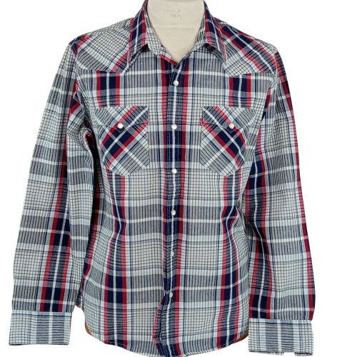 Chemise  carreaux de la marque manches longues de couleur et rouge taille L (42) - levi's - Modalova