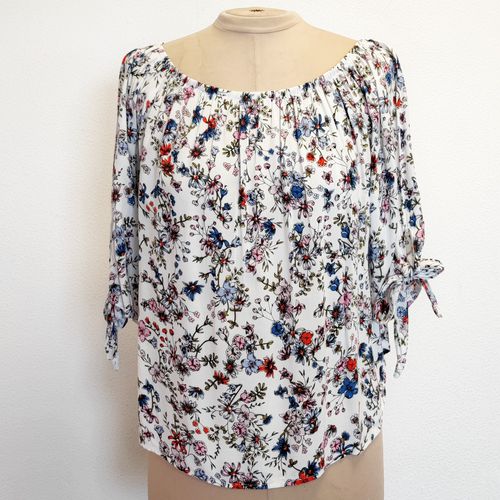 Blouse blanche  fleurs "" - 36 - jacqueline de yong - Modalova