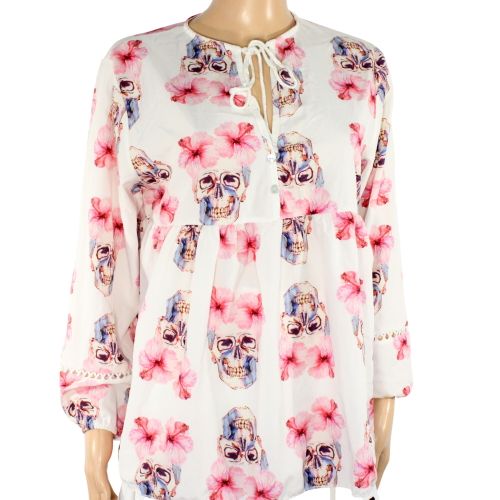 T-Shirt Blanc & Rose BY COCO Estime Taille Unique - Label Emmaus - Modalova