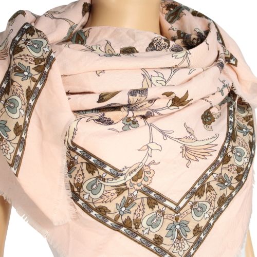 Foulard Rose  Motif Floral - Label Emmaus - Modalova