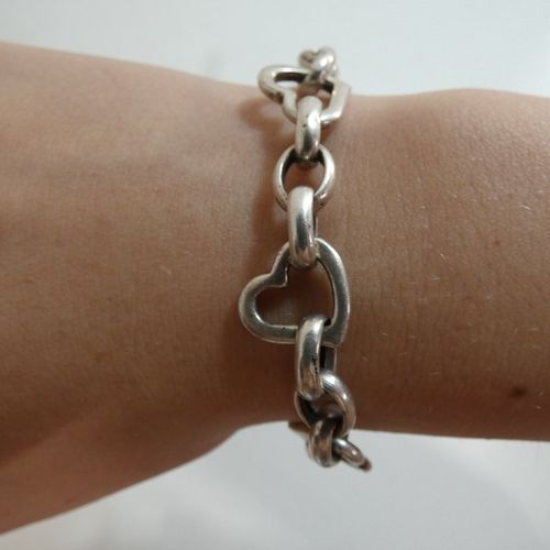 Bracelet coeurs en Argent 925 - Label Emmaus - Modalova